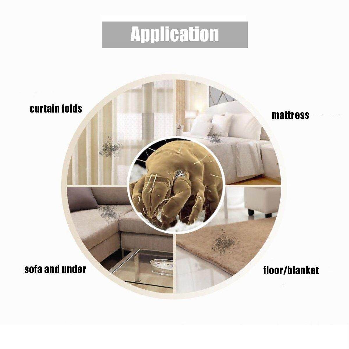 Ultrasonic Anti-Dust Mites Vacuum Cleaner UV Household Bed Mattress Sofa 3yue