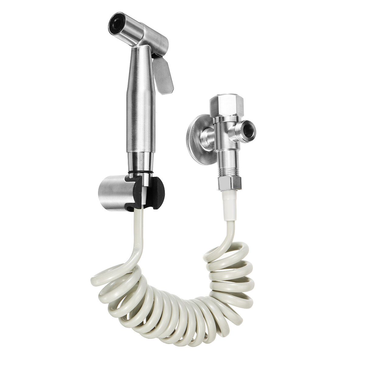 Handheld Toilet Bidet Sprayer Set Kit Stainless Steel Hand Bidet Faucet For Bathroom Hand Sprayer Shower Head Self Cleaning