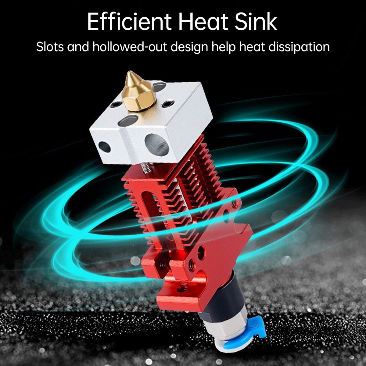CR-6 SE Hotend Kit All Metal Design Compatible with Creality CR6 SE/ Ender-3 Series 3D Printers with Insulation Silicone Sock