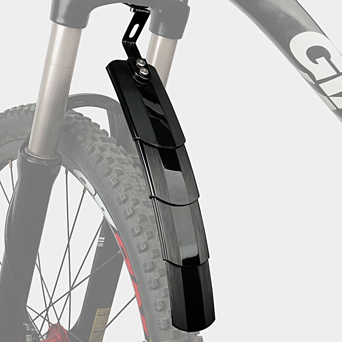 1 Set Bike Mud Guard Rust Resistant Cycling Mudguard Black