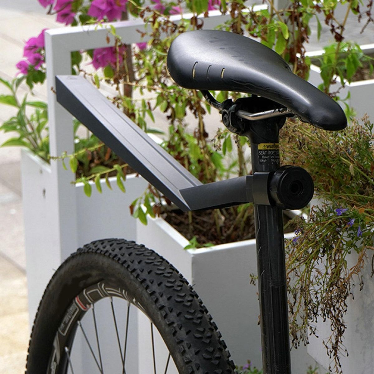 Bicycle Fender Simple Cleaning Bike Rear Fender Black