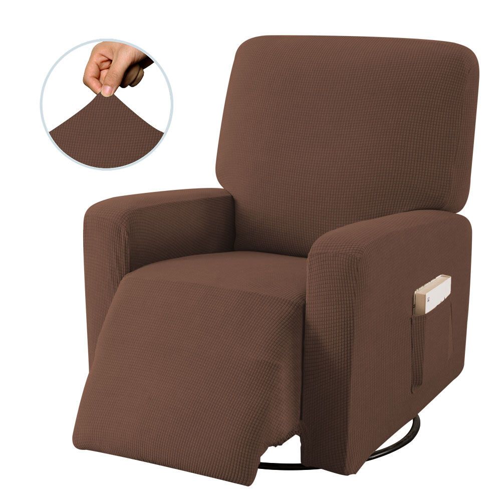 Stretch Recliner Chair Covers Washable Jacquard Fabric Non-slip Sofa Coffee
