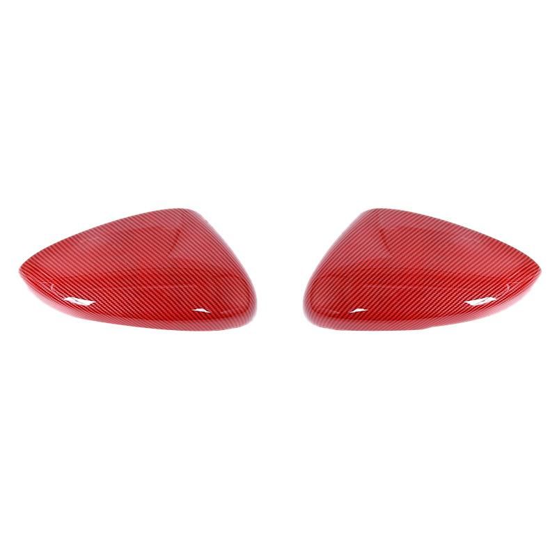 for Honda Accord 2018-2020 Red Carbon Fiber Rear View Mirror Cover-Side Mirror Cover Cap