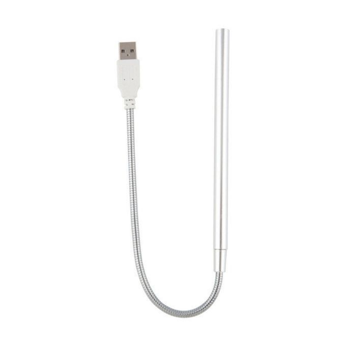Flexible USB 10LEDs LED Light Lamp - White