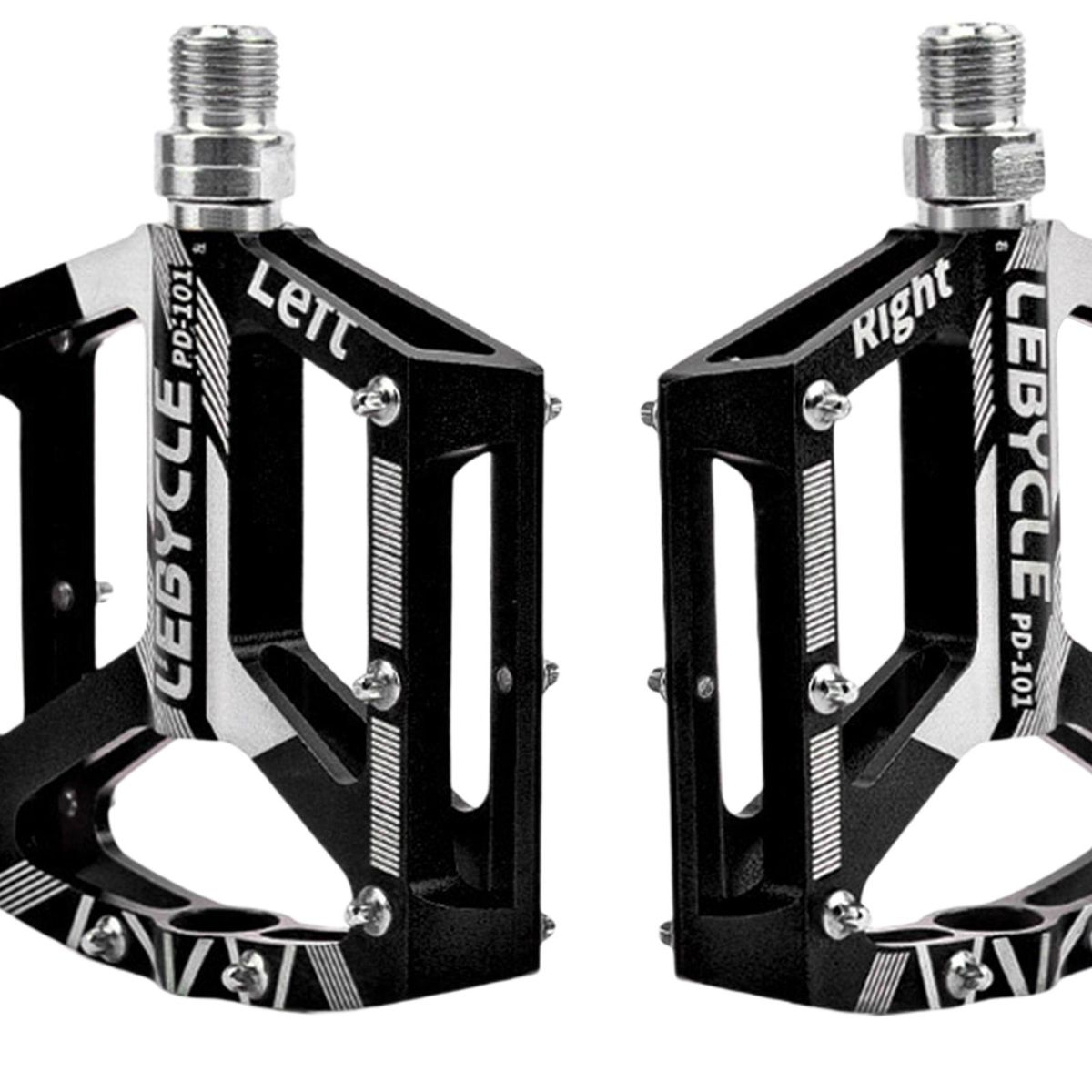MTB Bike Pedals For Cycling Bicycle Flat Platform Pedal PD 101 Black