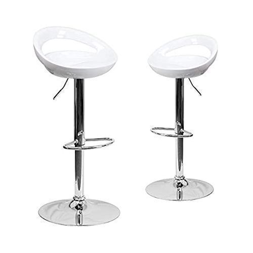 Round Swivel Counter Height Bar Stool(Set Of 2)