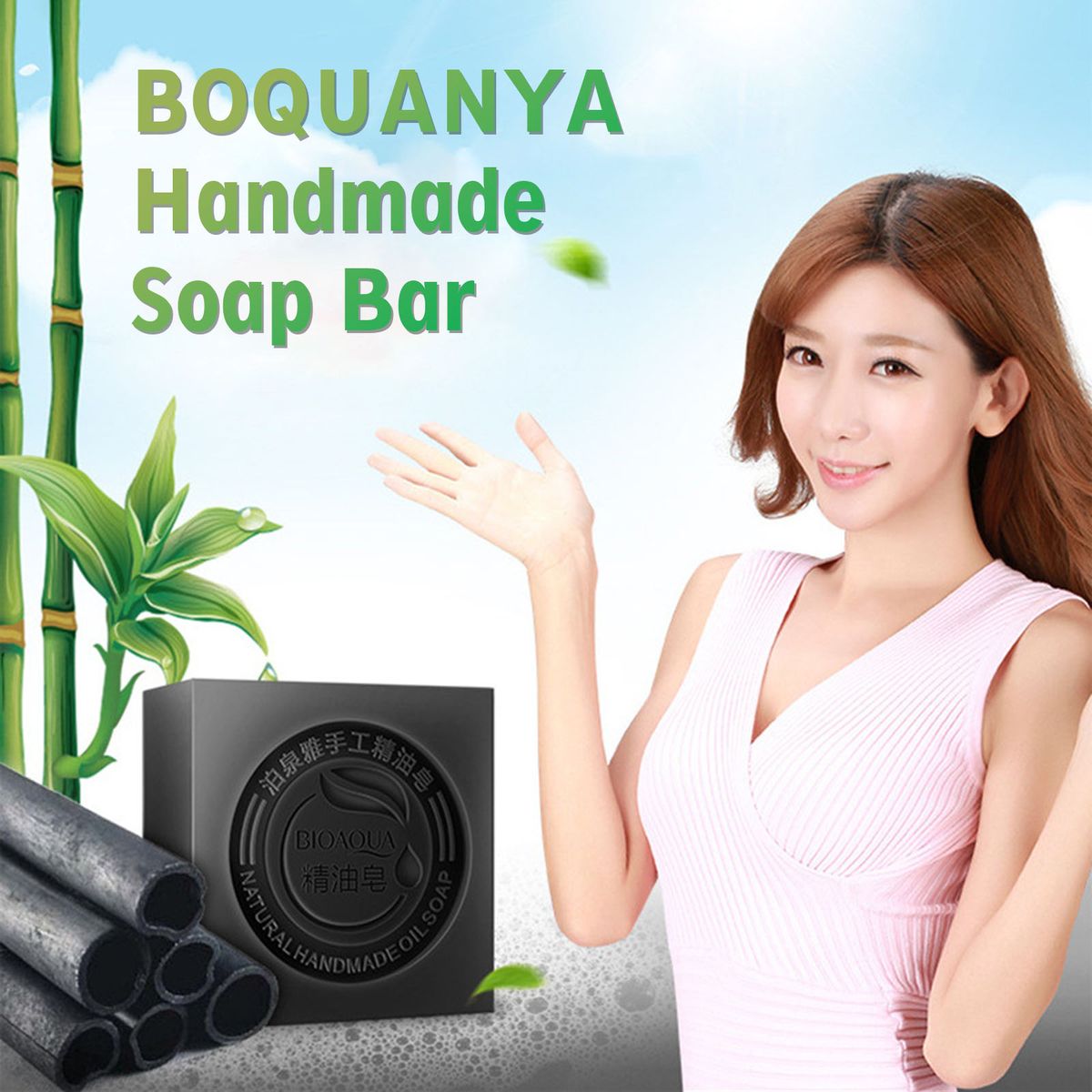 BOQUANYA Handmade Soap Bar For Men And Women Face Hands Body