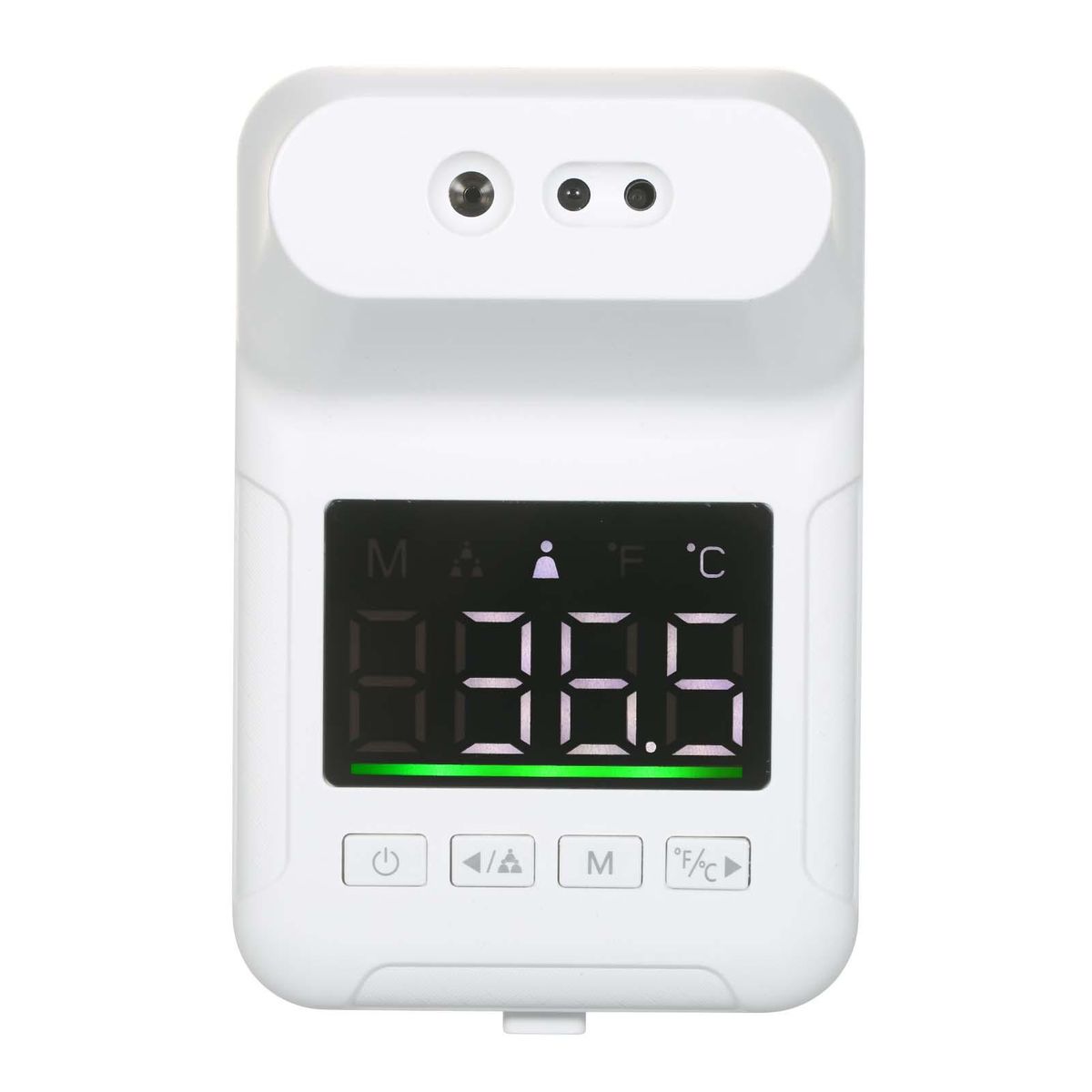 Non-Contact Digital Thermometer Voice Reading Thermometer Wall-Mounted Infrared Forehead Thermometer + Portable Fingertip Clip Pulse Oximeter TFT Display Screen Mini SpO2 Monitor Pulse Rate Measuring Oxygen Saturation Monitor