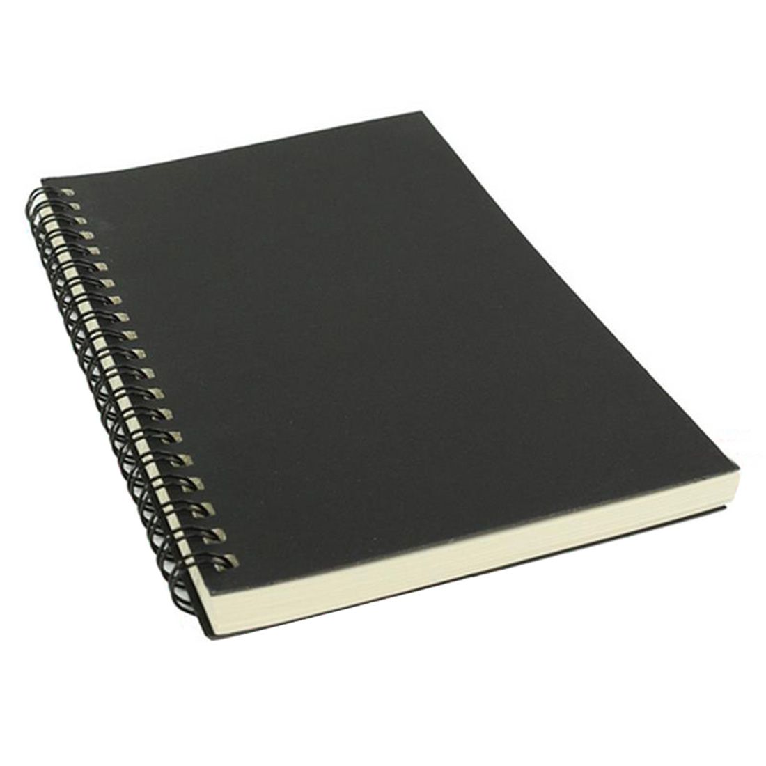 Retro Kraft Coil Sketch Sketchbooks Notebook（Black And