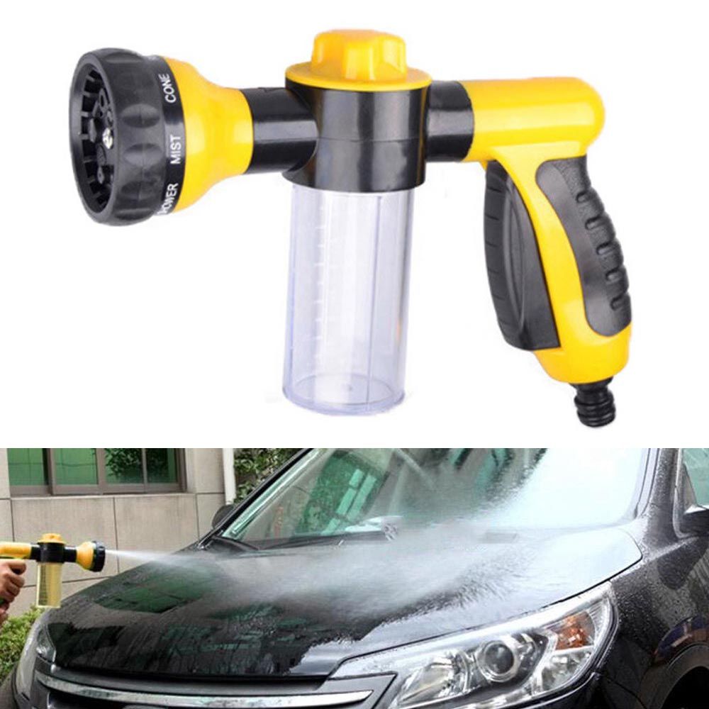 Multi-function 8 Patterns Foam Water Sprayer With 4 Water