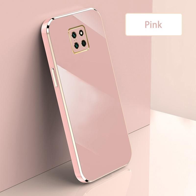 Ultra Thin Plating Phone Case for Huawei Mate 20 Pro Lens Protection soft Phone Back Cover-Pink