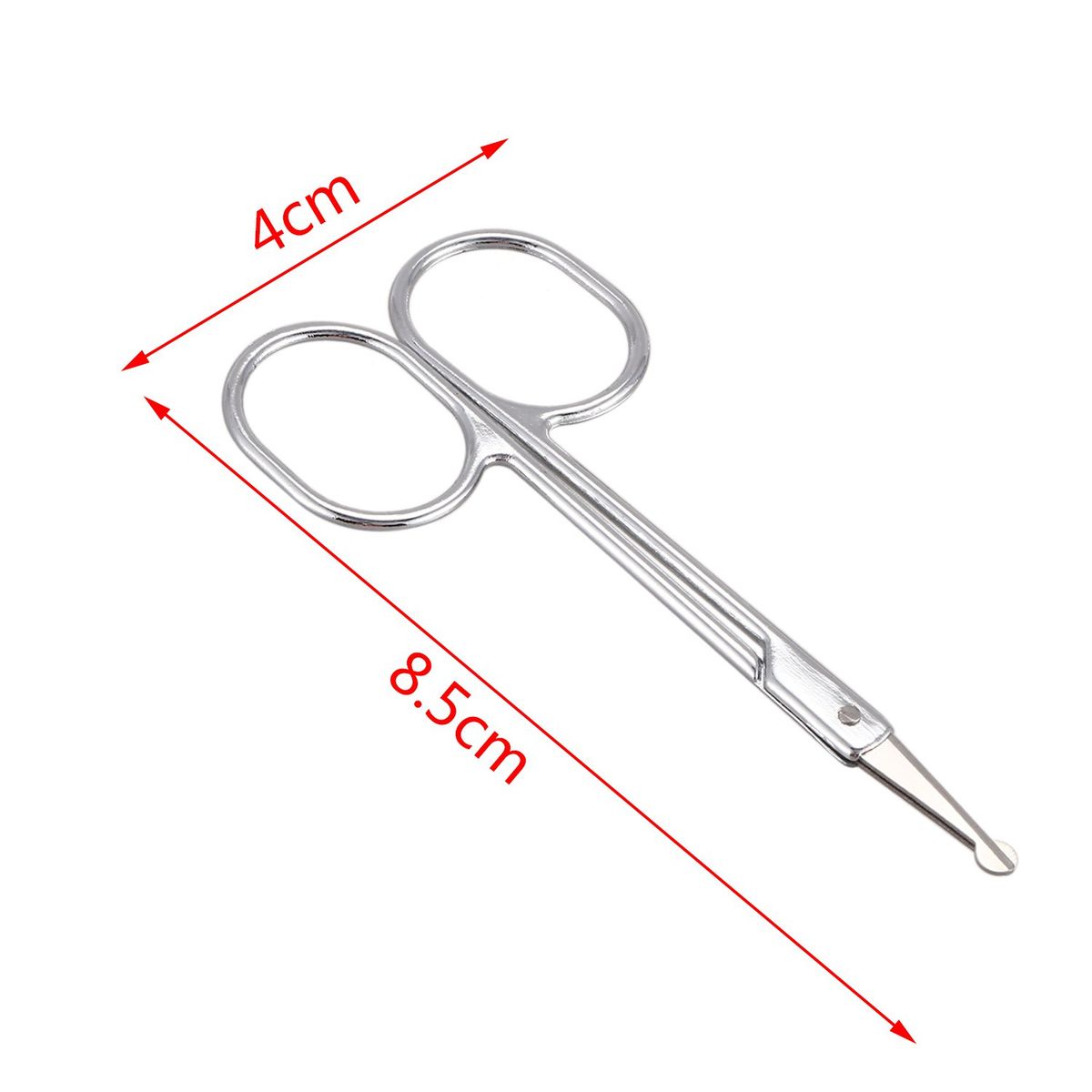 Round Tip Eyebrow Nose Hair Trimming Trimmer Scissors