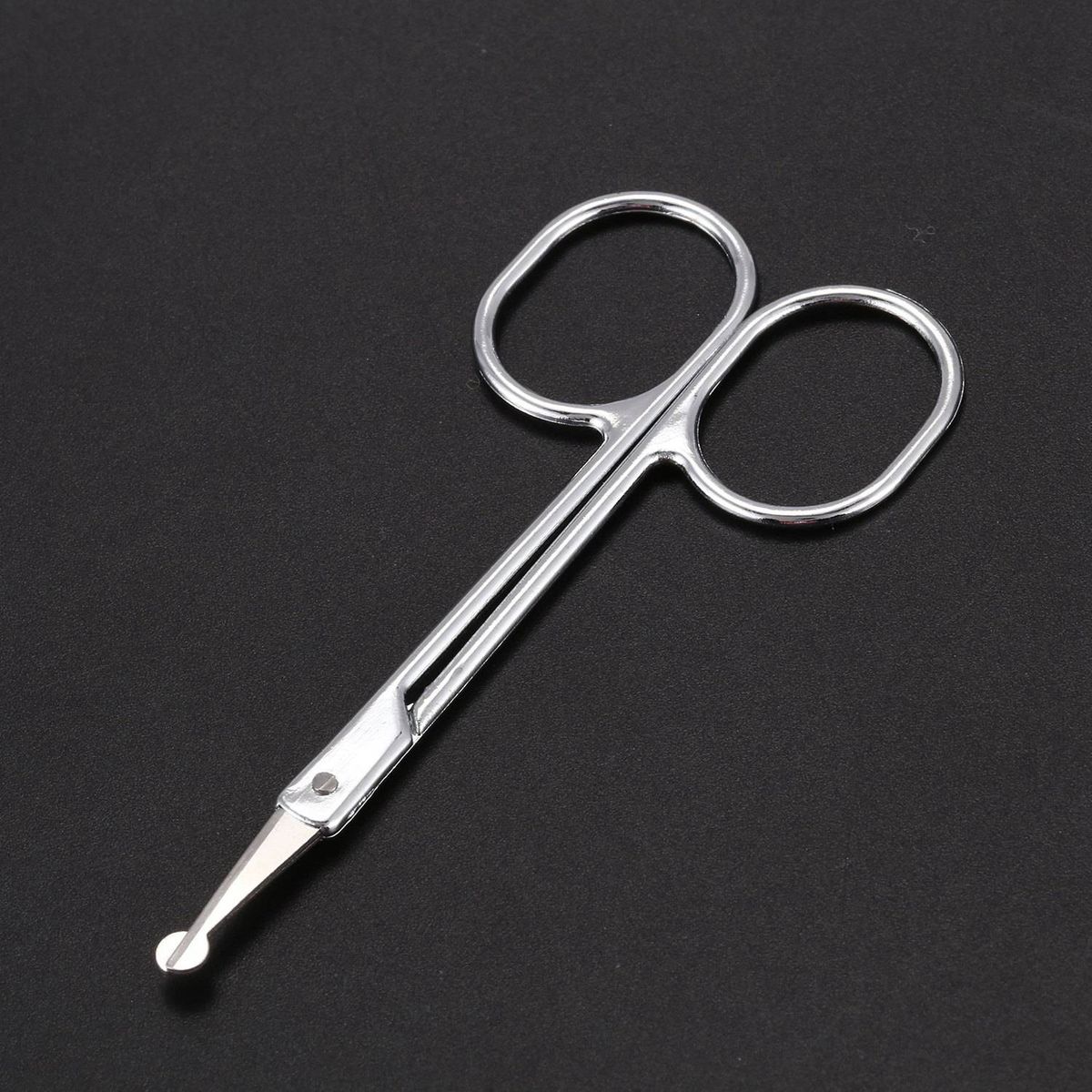 Round Tip Eyebrow Nose Hair Trimming Trimmer Scissors