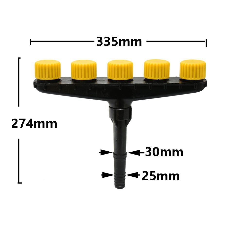 3/4/5/6 Hole Garden Lawn Hose Sprinklers Atomizer Nozzles Garden Irrigation Watering Farm Water Sprayers Nozzles For 1