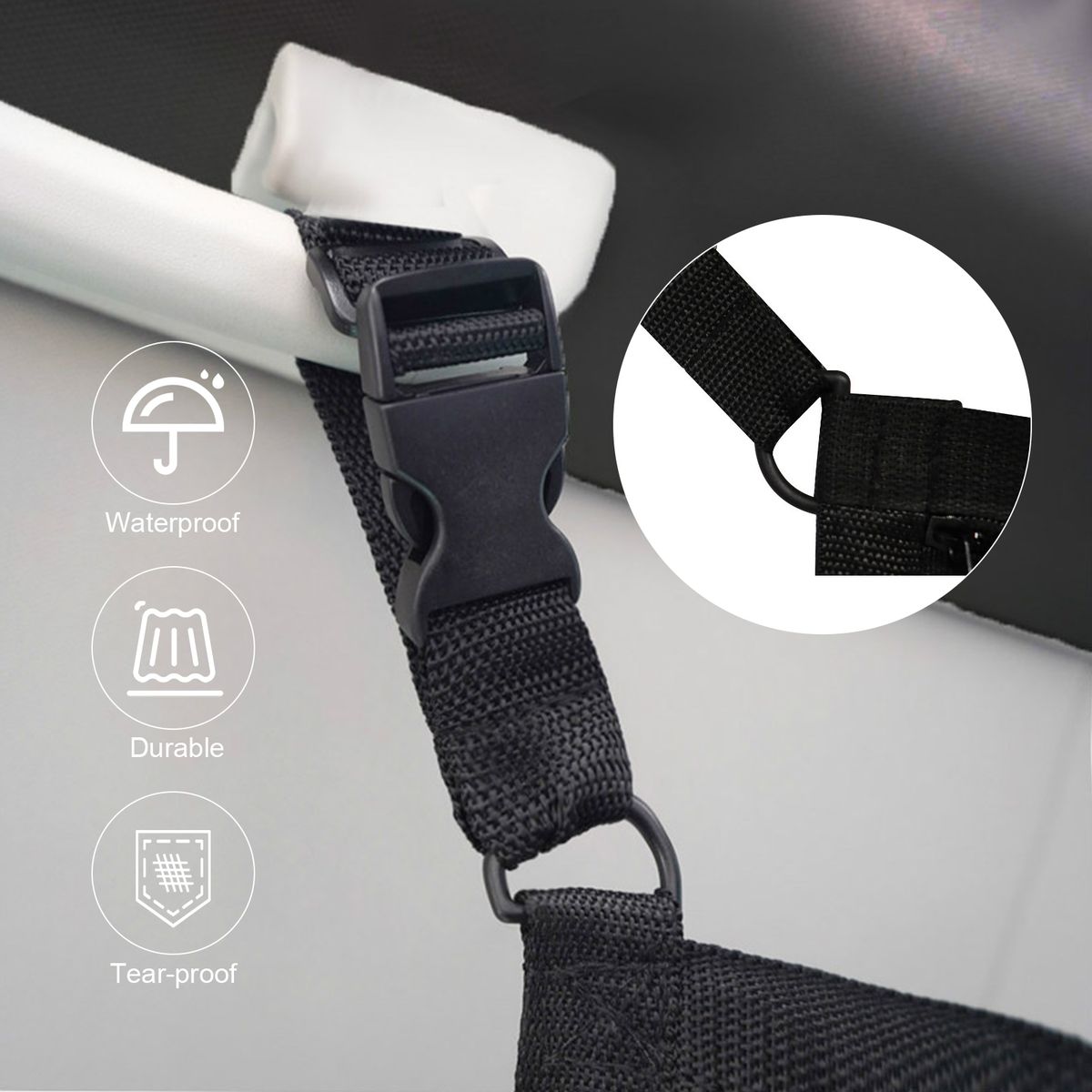 Car Ceiling Storage Net Ceiling Cargo Net Pocket Car Roof