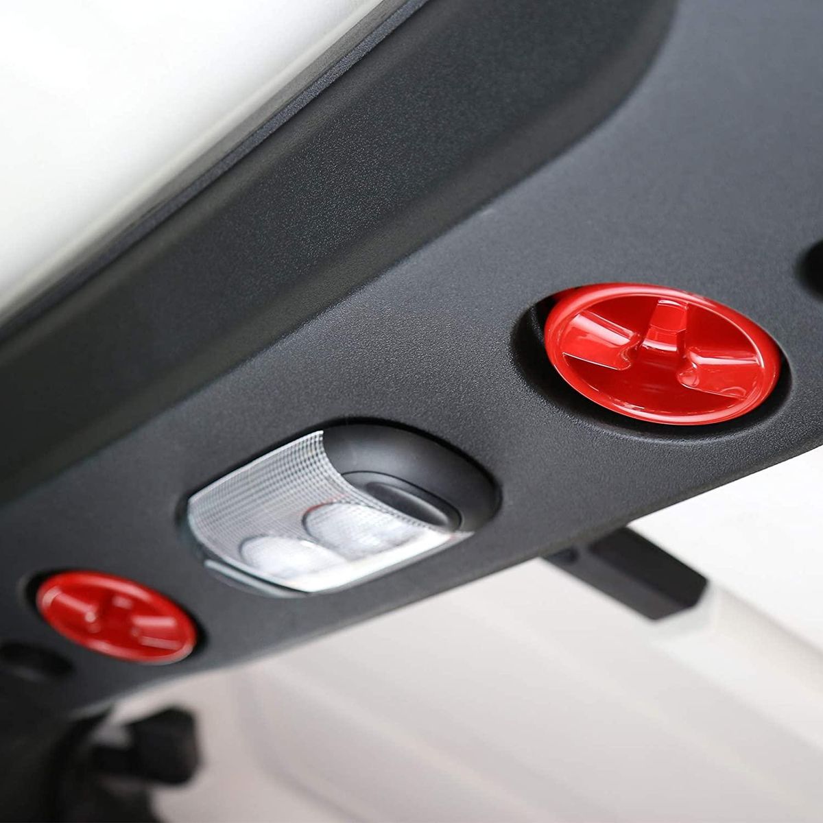 Knob Screw Cover Trim for 2007-2018 Jeep Wrangler JK J