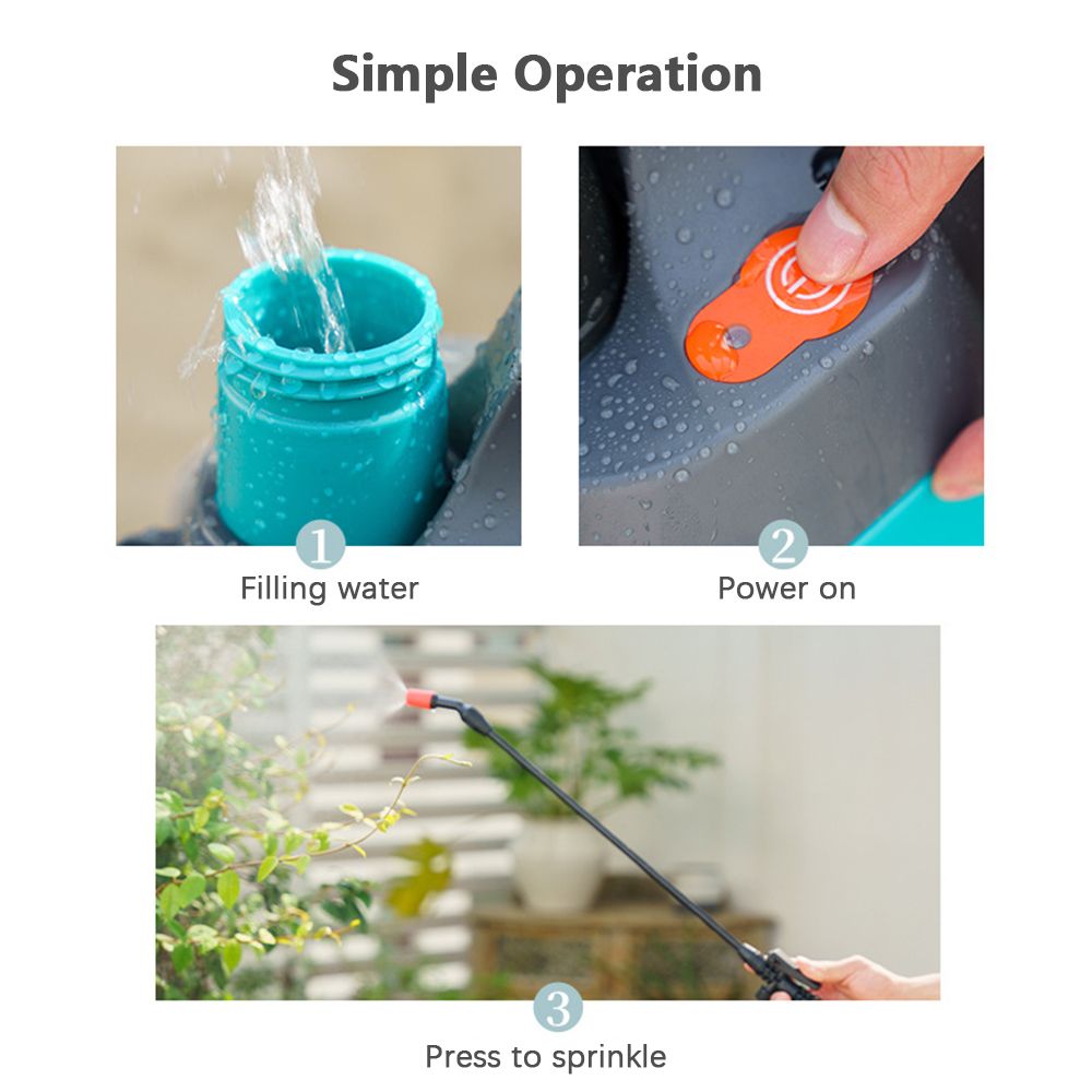 5L Electric Sprayer Garden Sprayer Pump Sprayer With 2200mAh