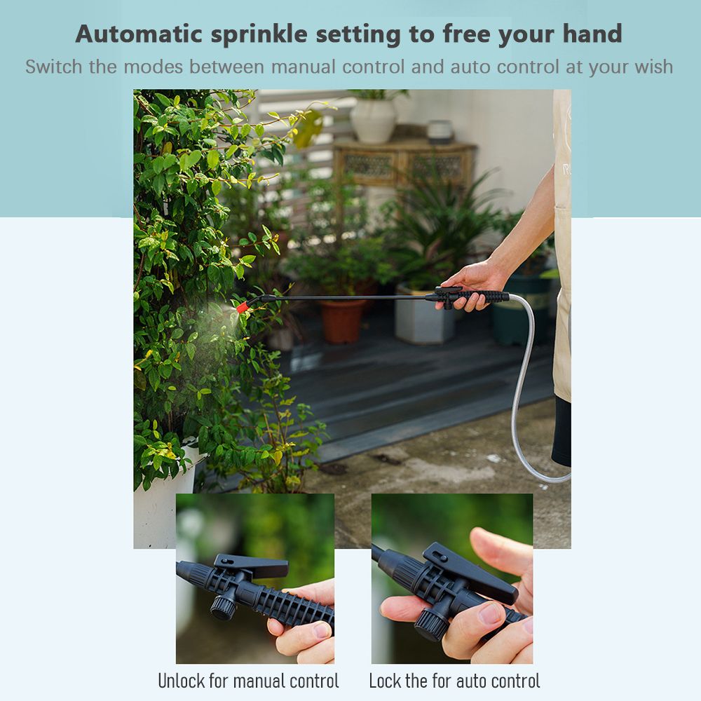 5L Electric Sprayer Garden Sprayer Pump Sprayer With 2200mAh