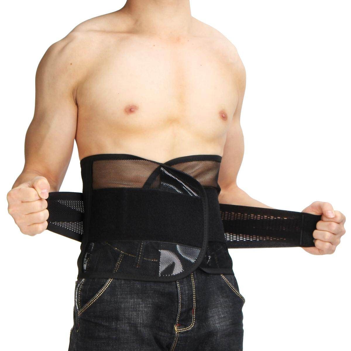 Men&Women Tummy Belly Abdomen Trimmer Body Slimming Waist Belt Shape Size M M