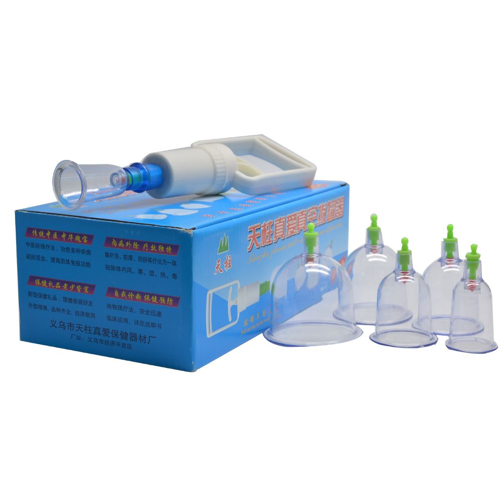 6pcs Cup Anti Family Cup Therapy Cupping Body Absorber Cupping Cellulite Vacuum Silicone Moisture Set C838 Massage