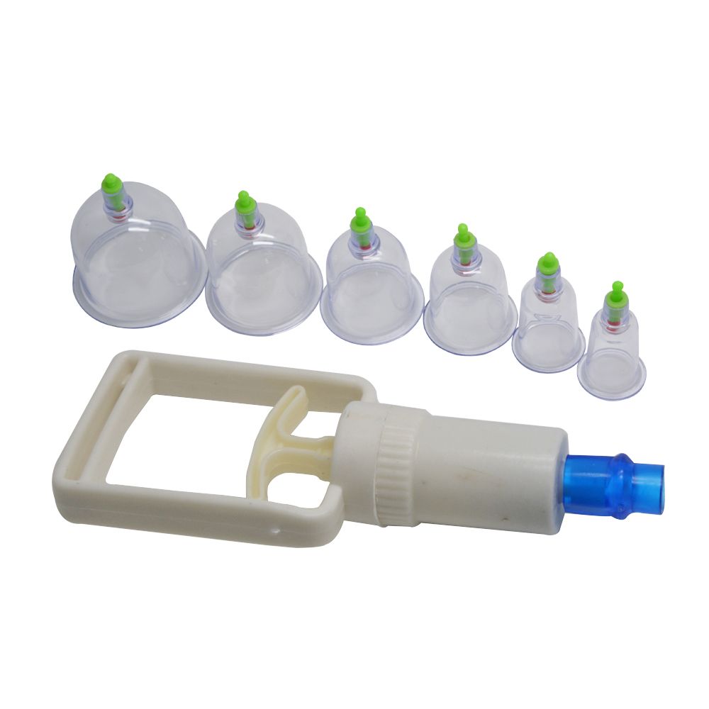 6pcs Cup Anti Family Cup Therapy Cupping Body Absorber Cupping Cellulite Vacuum Silicone Moisture Set C838 Massage