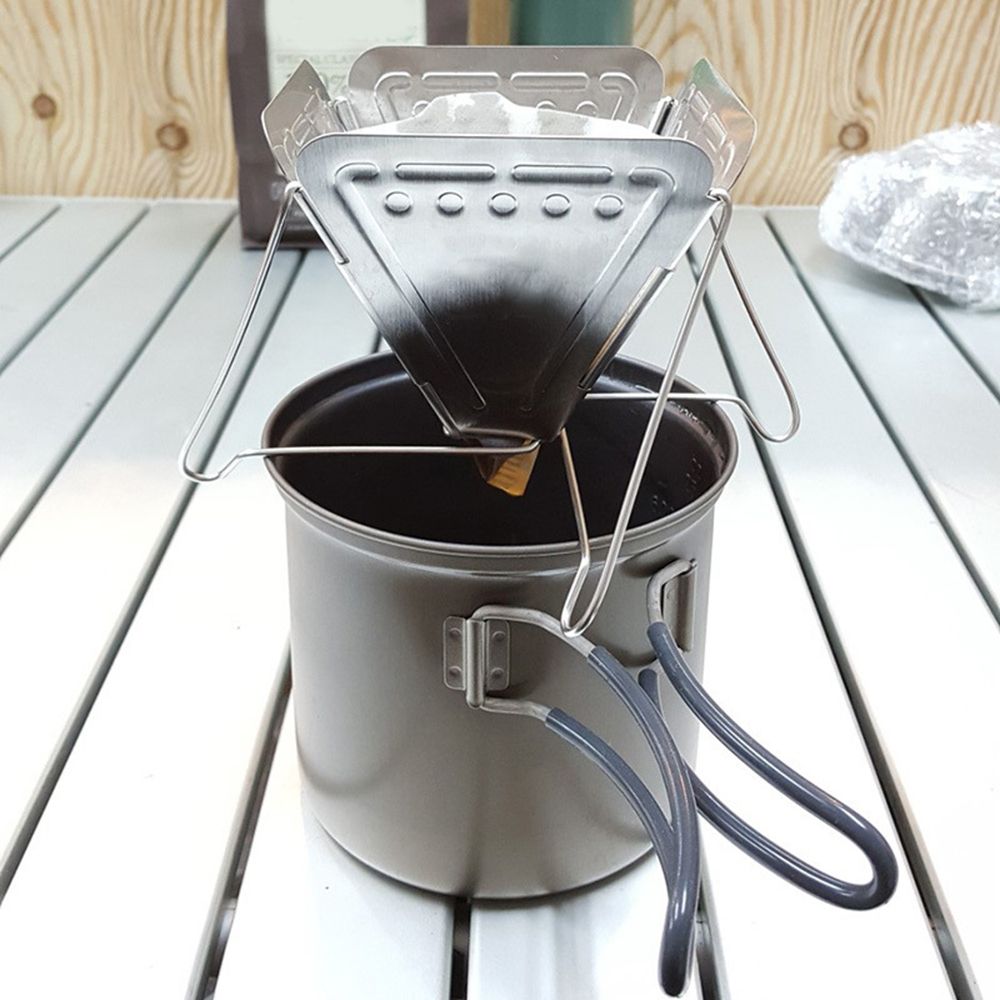 Stainless Steel Coffee Dripper Holder Foldable Coffee Filter