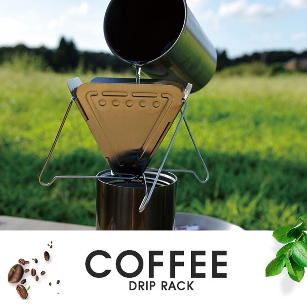 Stainless Steel Coffee Dripper Holder Foldable Coffee Filter