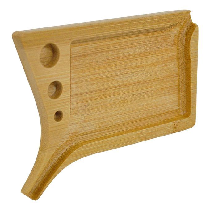 Bamboo Rolling Tray Tobacco Grinding Tray Handcrafted Durable For Mens