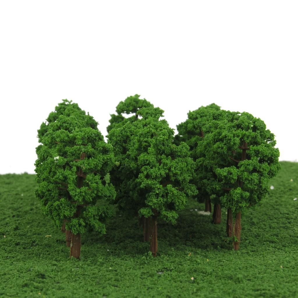 40pcs 1150 Scale 8cm Model Trees Architecture Buildings Street