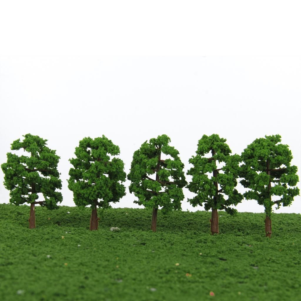 40pcs 1150 Scale 8cm Model Trees Architecture Buildings Street