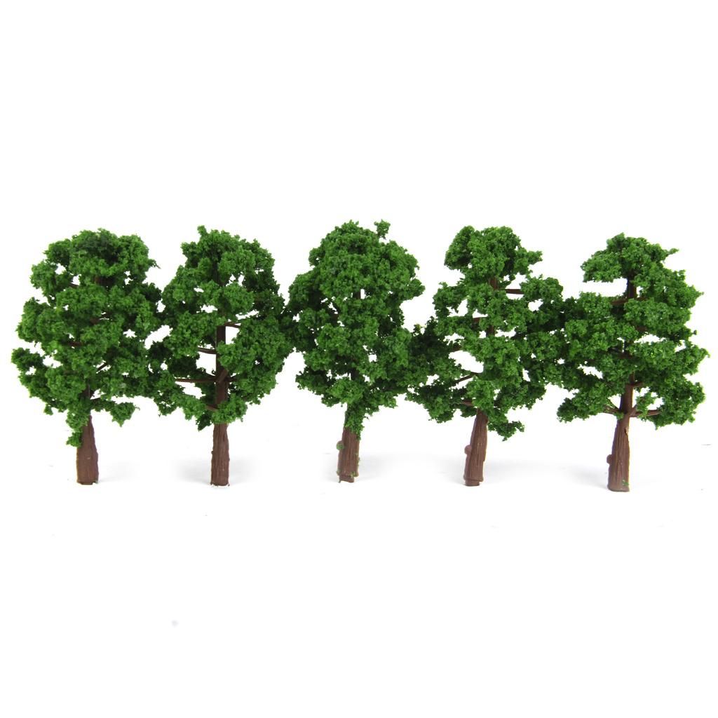 40pcs 1150 Scale 8cm Model Trees Architecture Buildings Street