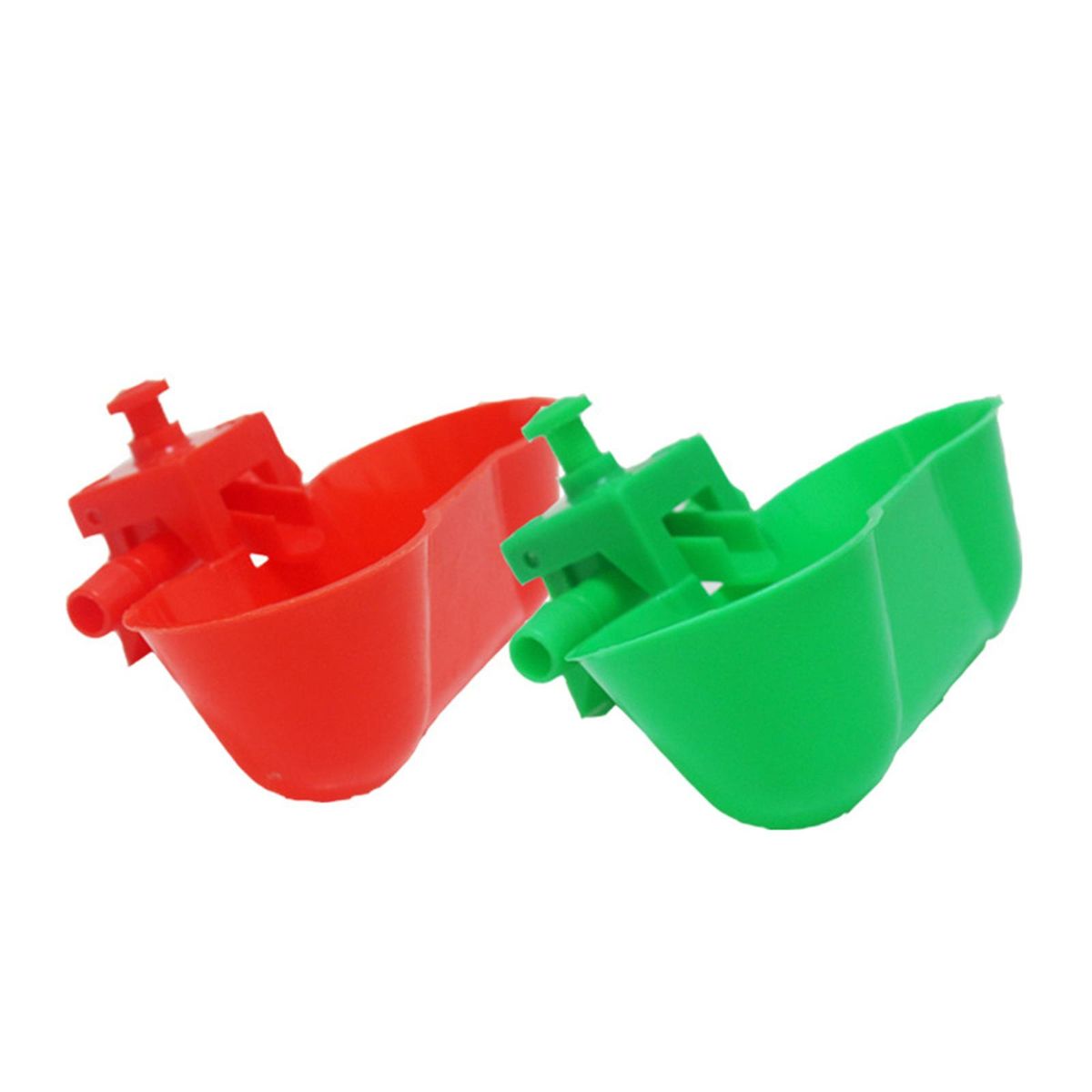 10 Pieces Chicken Drinkers Waterers Cups For  Green