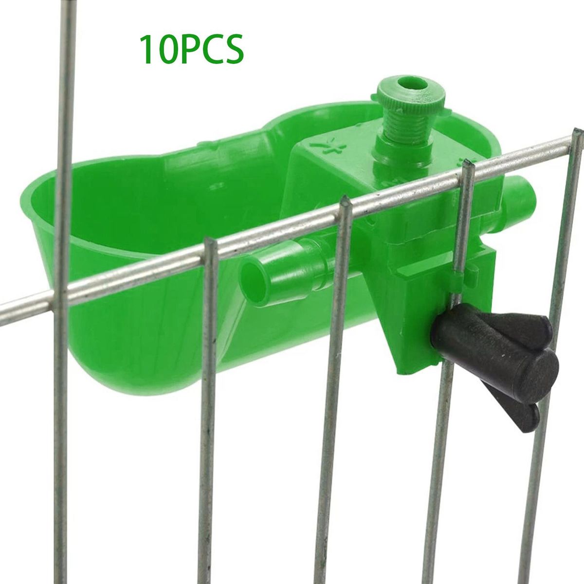 10 Pieces Chicken Drinkers Waterers Cups For  Green