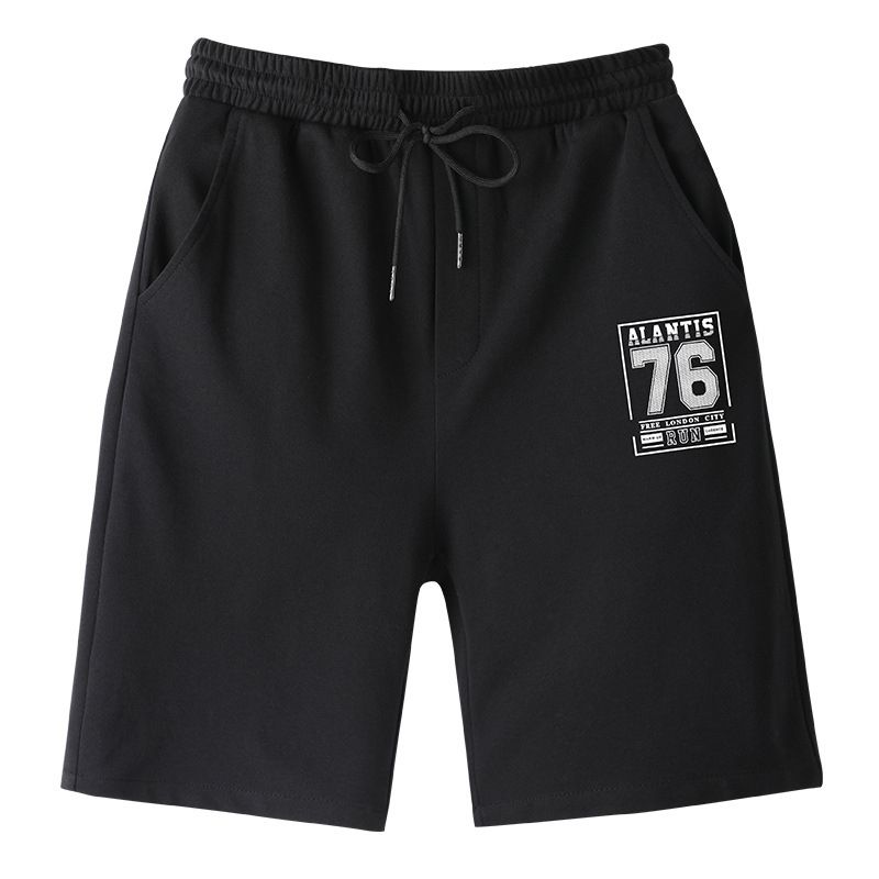 Boys 2 In 1 Sport Pants For Running/ Basketball - Black&Gray