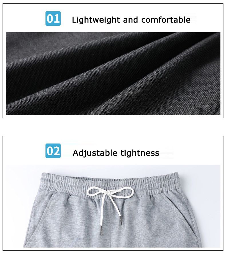 Boys 2 In 1 Sport Pants For Running/ Basketball - Black&Gray