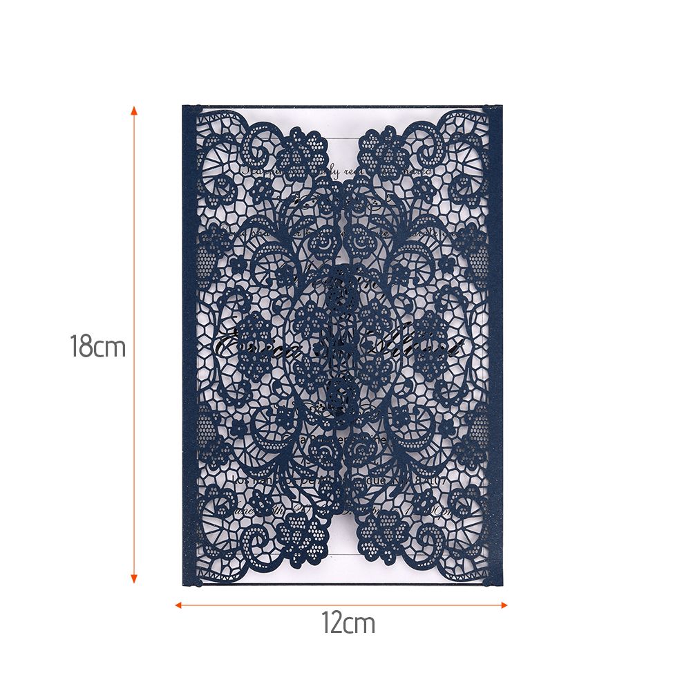 20Pcs Pearl Paper Wedding Invitation Cards Greeting Card