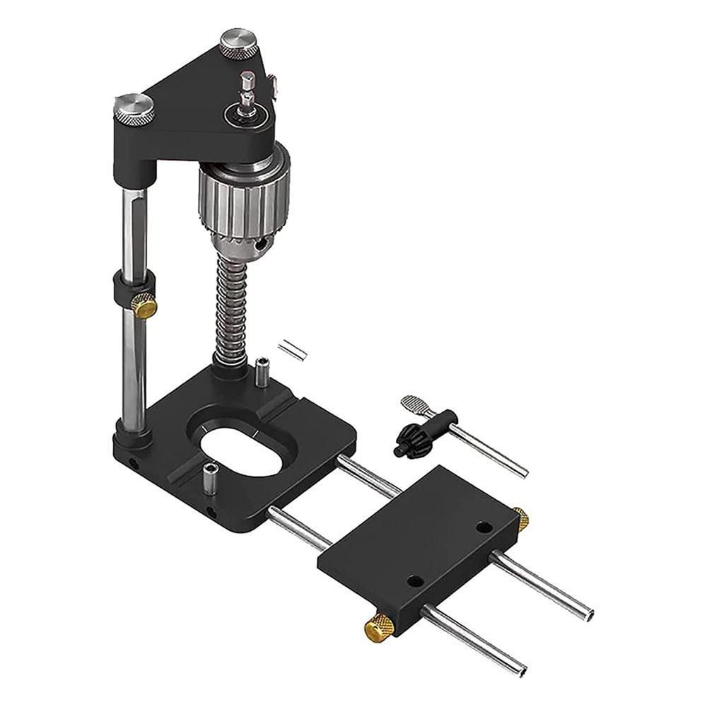 Drill Locator Portable Drilling Template Guide Precise Hole Punch Positioner Steel Woodworking Tool for Carpenter