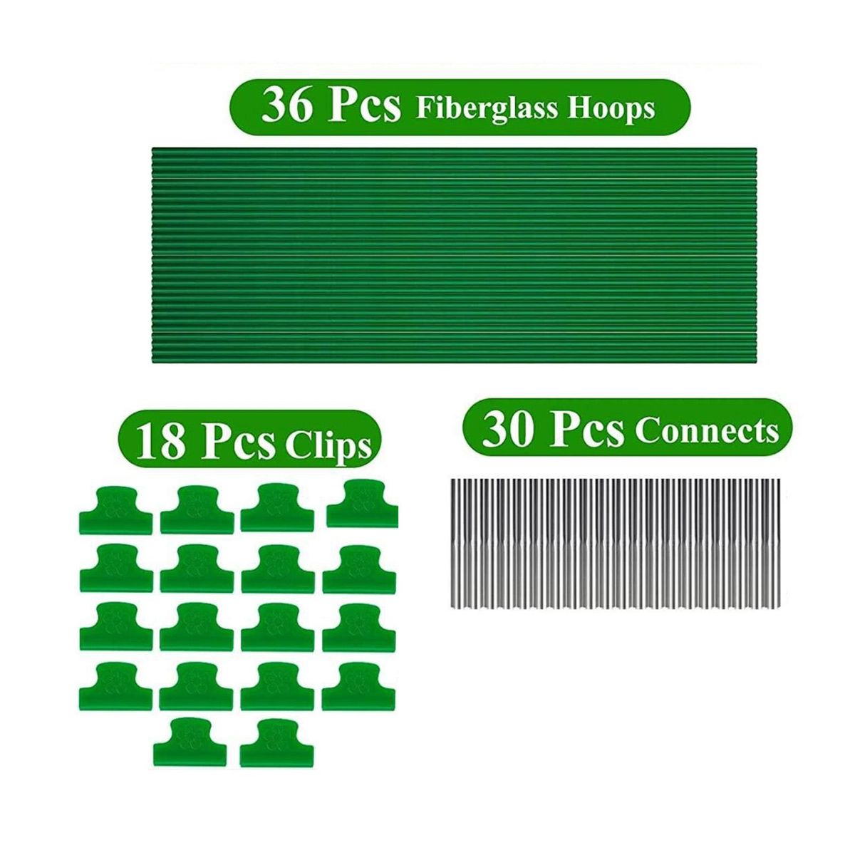 1 Set Plant Net Cover Plant Protector Arch Support Kit