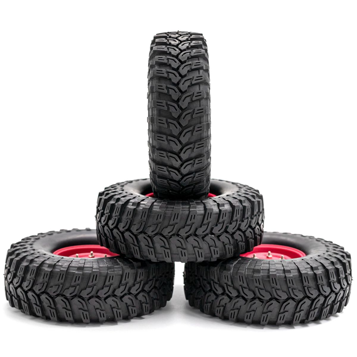 Car Tires With Wheel Rims Replacement For 1/10 Traxxas
