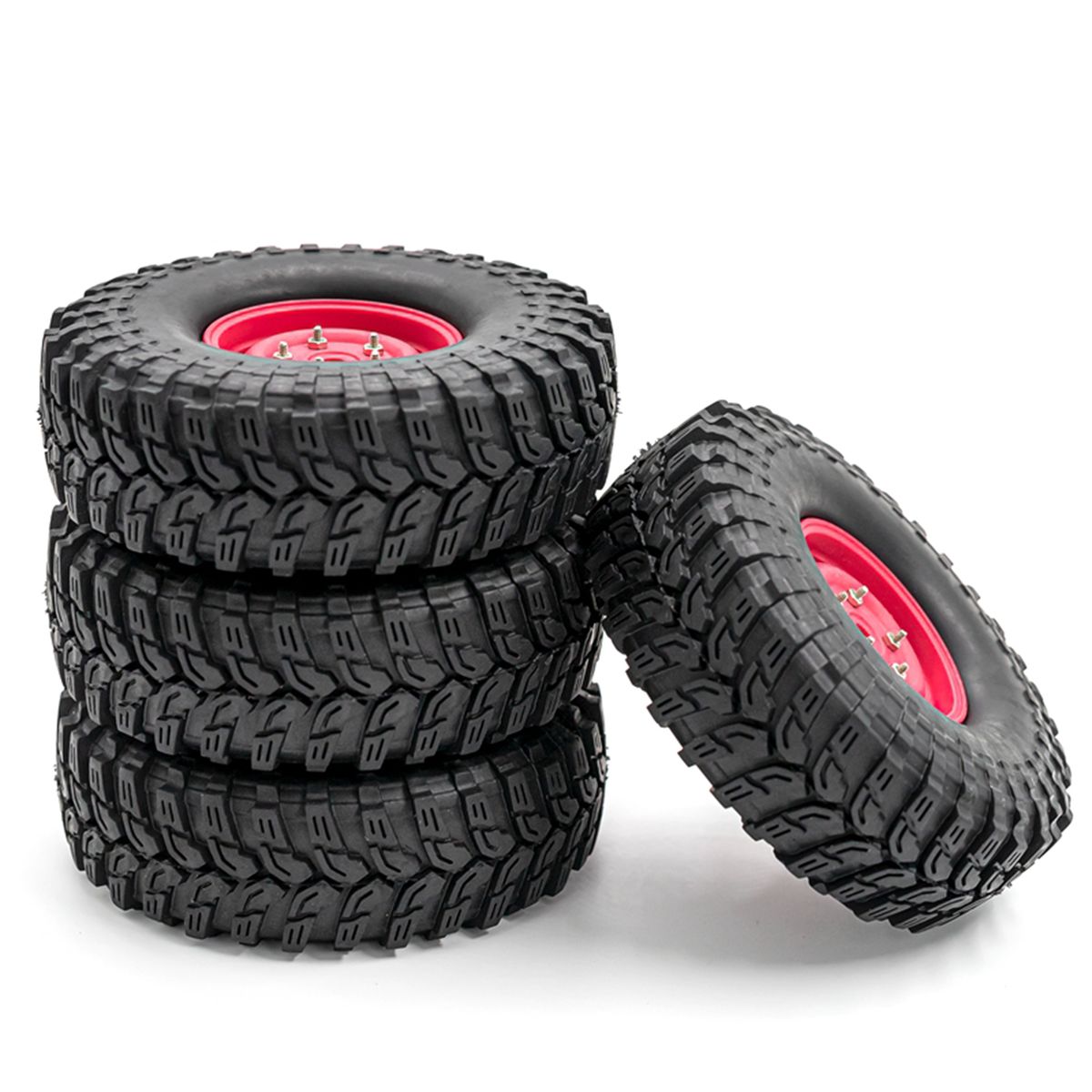 Car Tires With Wheel Rims Replacement For 1/10 Traxxas