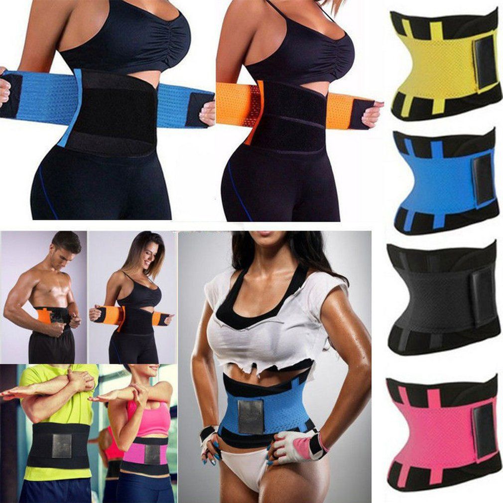 Postpartum Recovery Fitness Slimming Belt Power Body Shapers Waist Trainer Trimmer Sport Gym Hot Suana Sweating Wrap Black