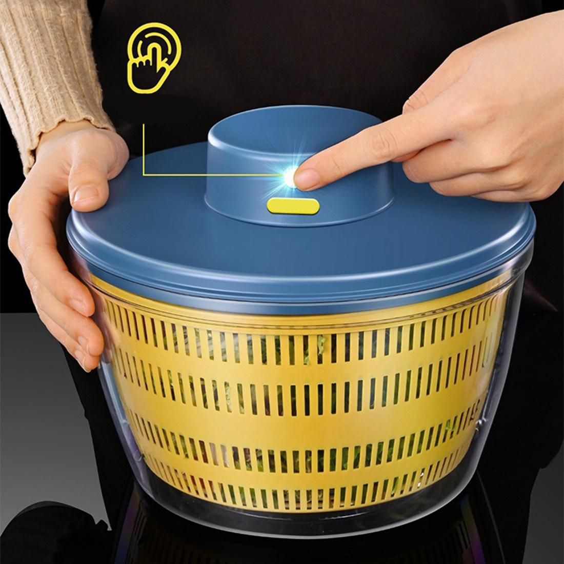 Electric Dryer Salad Spinner Dehydrator Multifunction Fruits