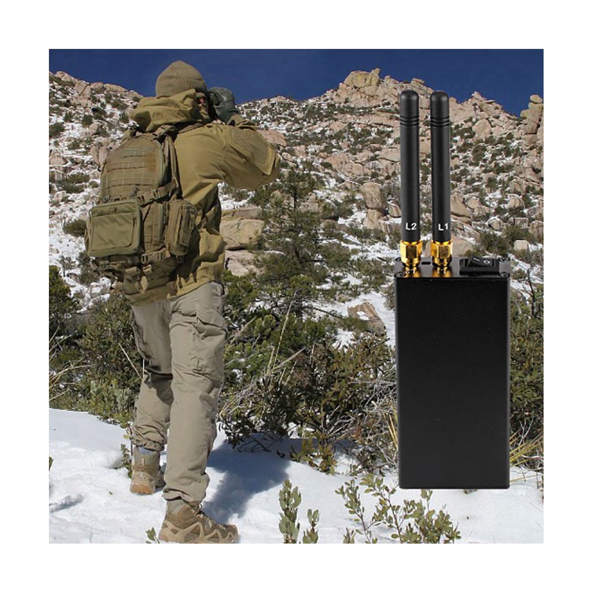2 Antennas Anti GPS L1 L2 Tracker Signal Detector Protec