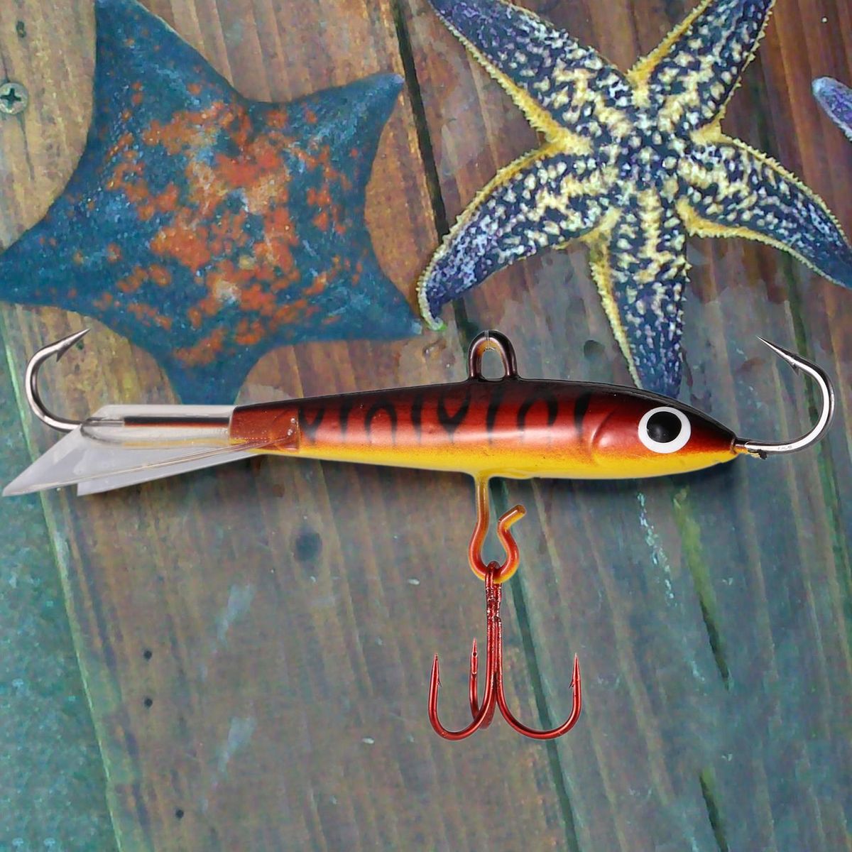 1Pcs Winter Ice Fishing Lure 3D Eyes For Fishing Bait Lead