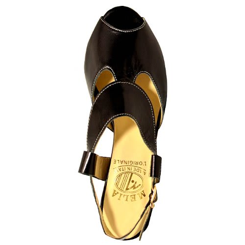 Italian Leather Sandals - Black