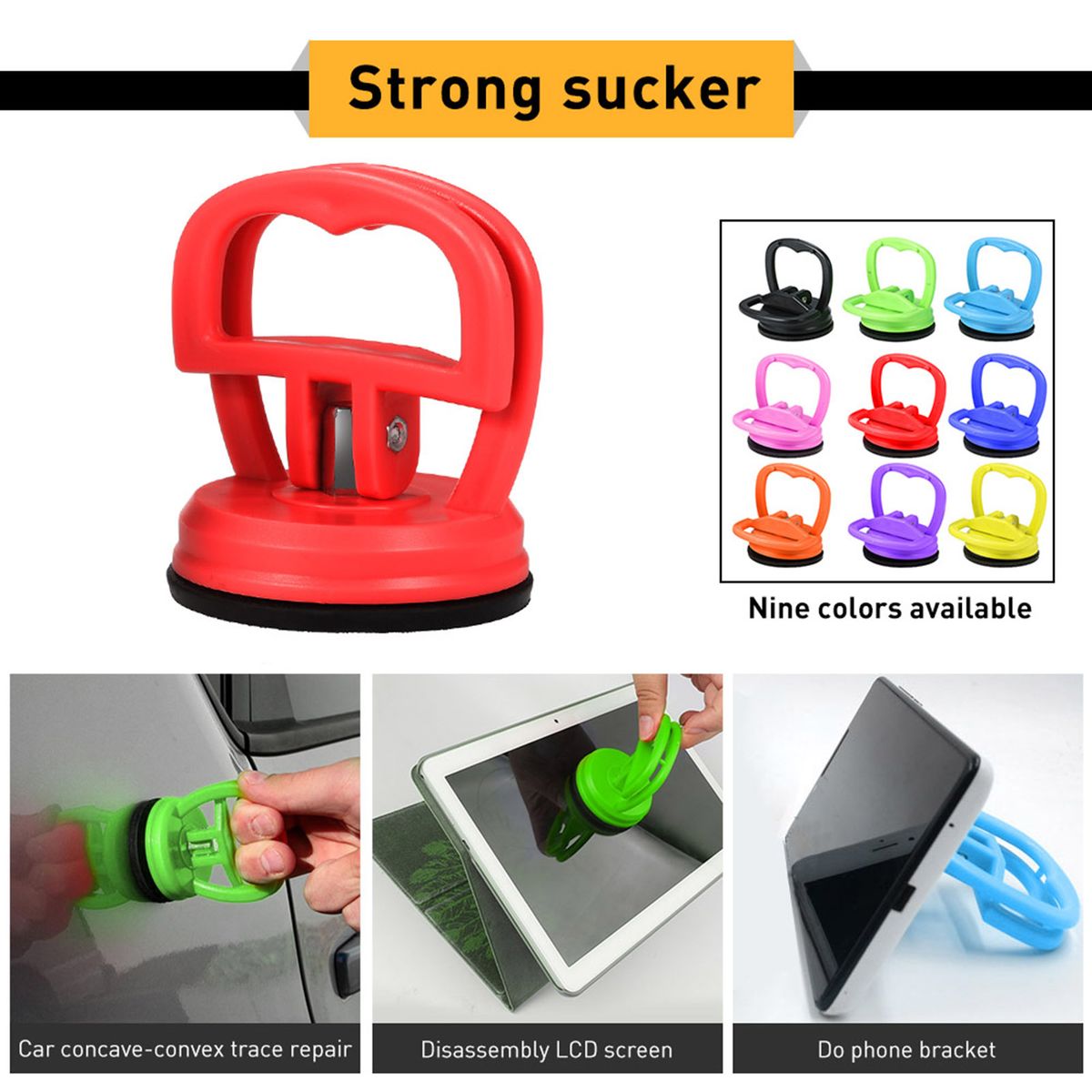 Heavy Duty Car Dent Remover Car Sucker Tool With 9 Colors