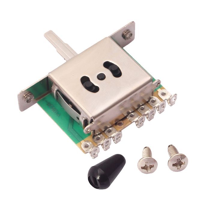 Guiatr 5 Way Selector Toggle Switches Pickup Lever For Electric Guitar