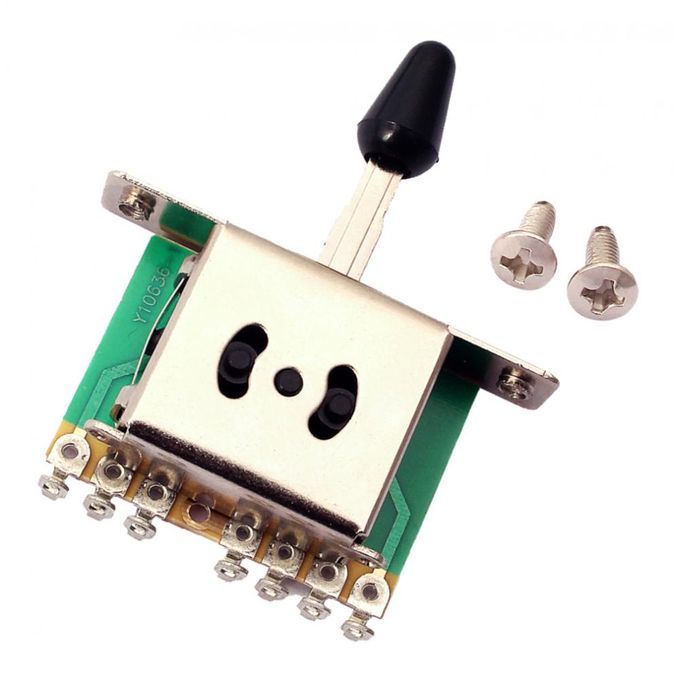 Guiatr 5 Way Selector Toggle Switches Pickup Lever For Electric Guitar