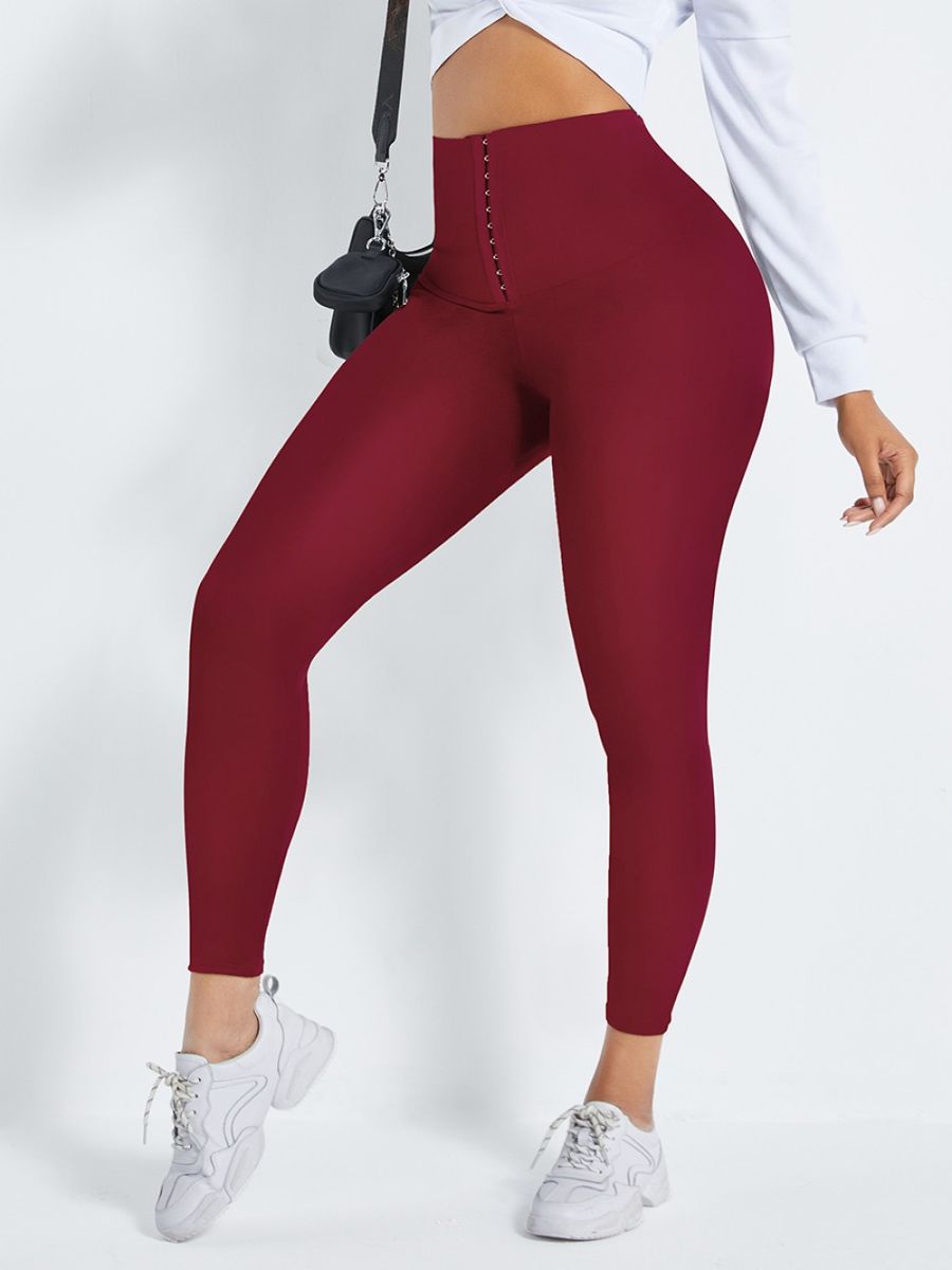 WAISTRAINER LEGGINGS ( WINE COLOR)