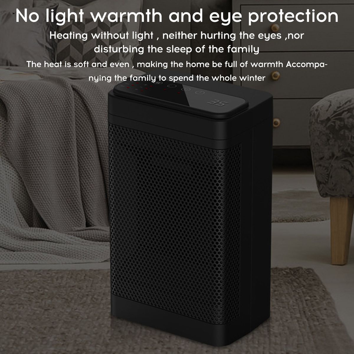 Electric Heater Desktop Mini PTC Heater Household Fast